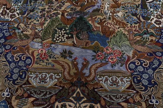 Image 1 of Tapis persan original noué à la main Kashmar Fein Paradise Design 393 X 312 cm Top condition