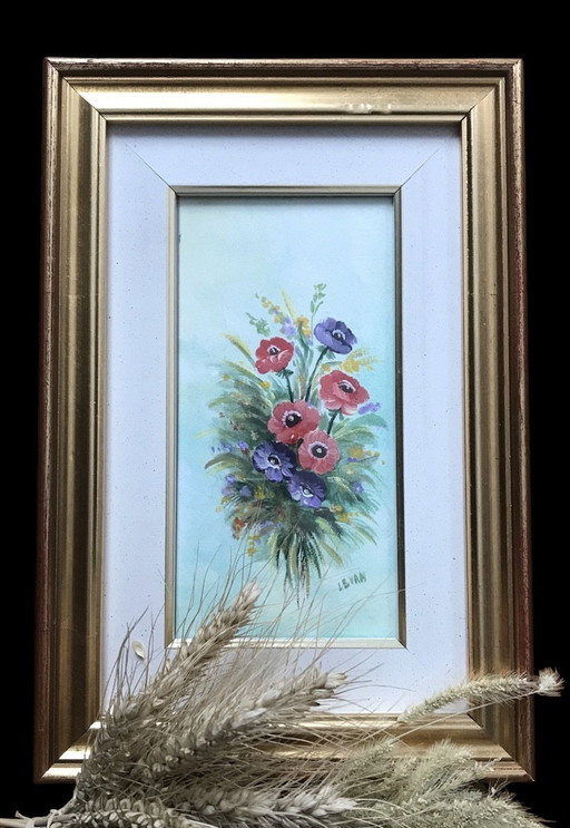 Aquarelle Bouquet De Coquelicots