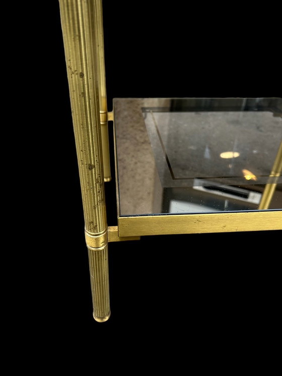 Image 1 of Table Console En Laiton Années 70 