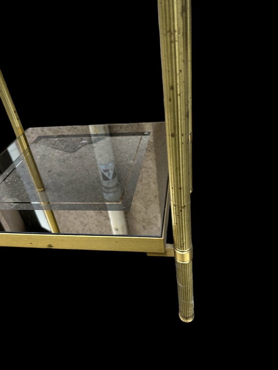 Image 1 of Table Console En Laiton Années 70 