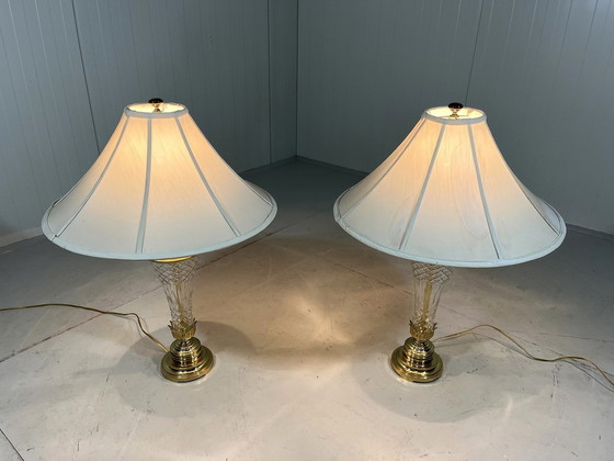 Image 1 of Hollywood Regency Table Lamps From Underwriters Laboratories Inc 1970's