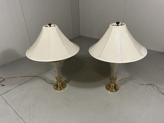 Image 1 of Hollywood Regency Table Lamps From Underwriters Laboratories Inc 1970's