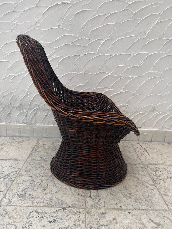 Image 1 of Fauteuil Enfant En Osier