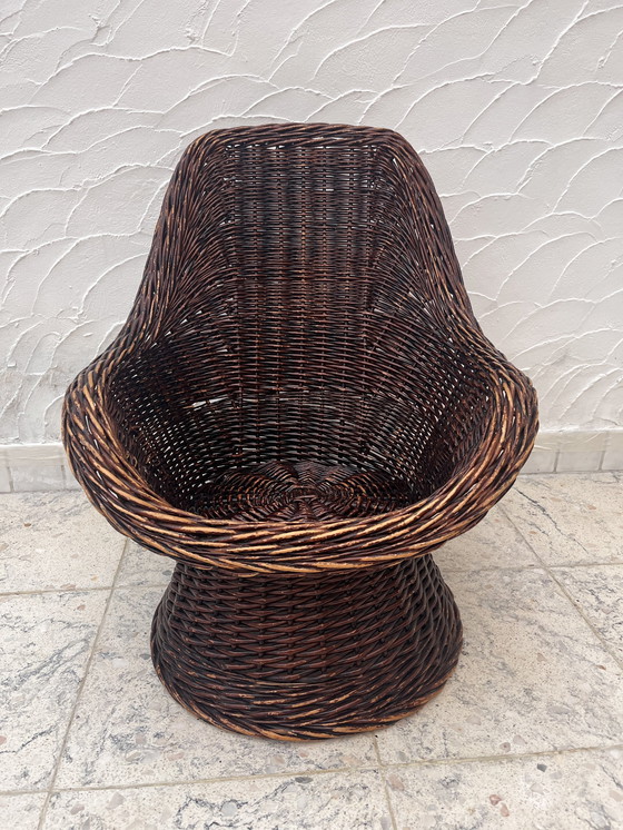 Image 1 of Fauteuil Enfant En Osier