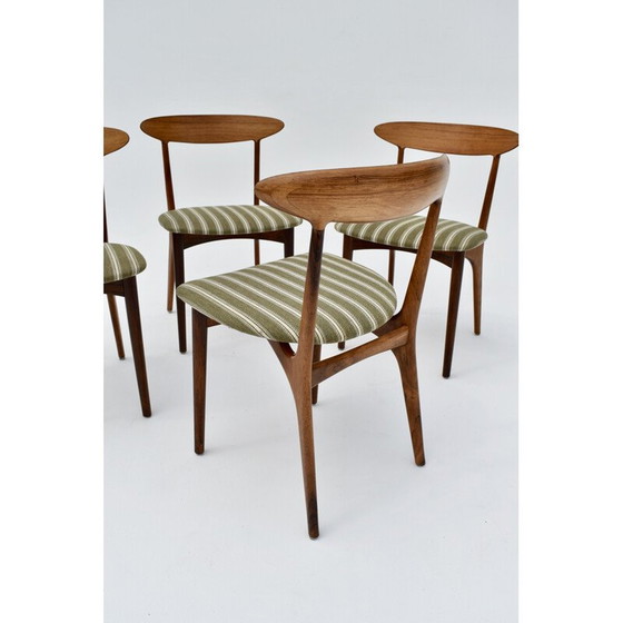 Image 1 of Ensemble de 4 chaises vintage en bois de rose par Kurt Østervig pour Brande Møbelindustri, 1956