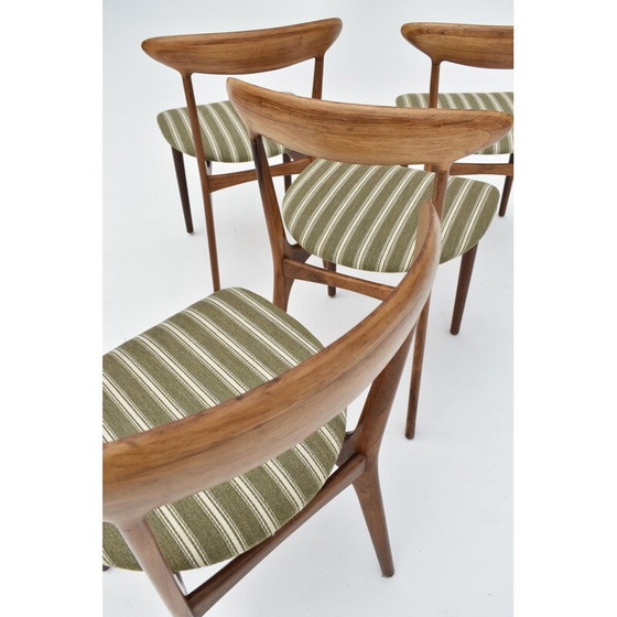 Image 1 of Ensemble de 4 chaises vintage en bois de rose par Kurt Østervig pour Brande Møbelindustri, 1956
