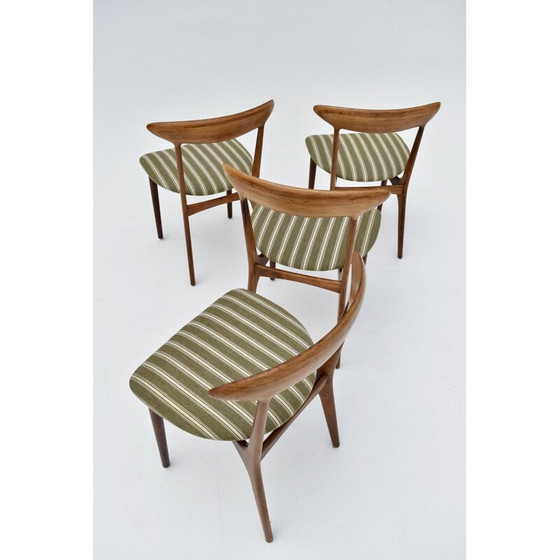 Image 1 of Ensemble de 4 chaises vintage en bois de rose par Kurt Østervig pour Brande Møbelindustri, 1956
