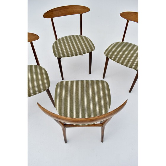 Image 1 of Ensemble de 4 chaises vintage en bois de rose par Kurt Østervig pour Brande Møbelindustri, 1956