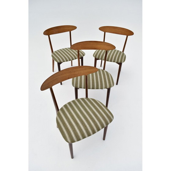 Image 1 of Ensemble de 4 chaises vintage en bois de rose par Kurt Østervig pour Brande Møbelindustri, 1956