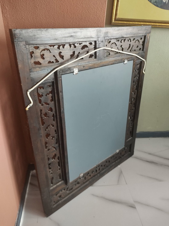 Image 1 of Miroir de fenêtre balinais