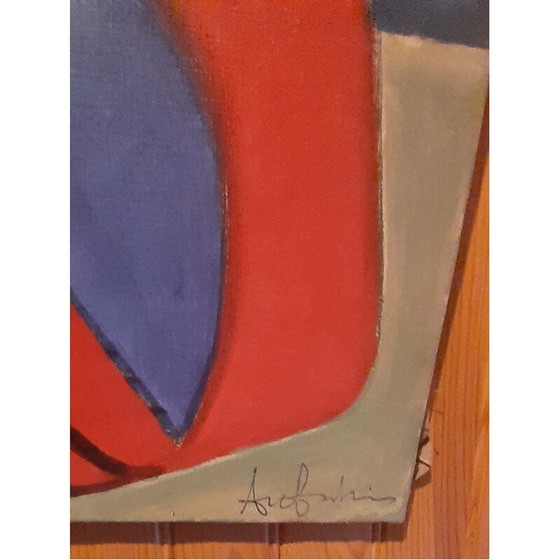 Image 1 of Huile sur toile d'Ange Falchi 1970