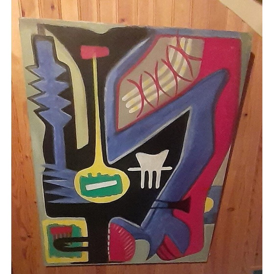 Image 1 of Huile sur toile d'Ange Falchi 1970