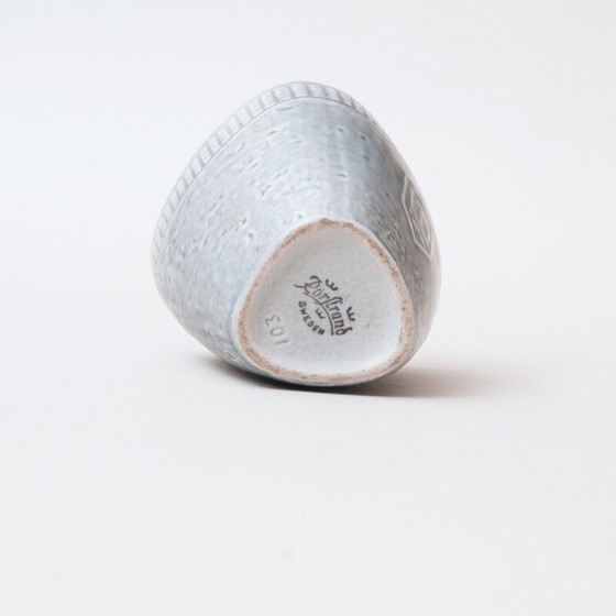 Image 1 of Bol vintage bleu clair par Rörstrand, Suède années 1950