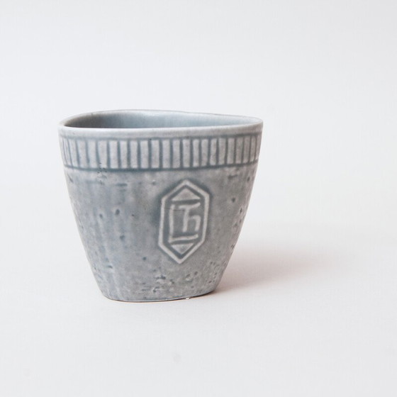 Image 1 of Bol vintage bleu clair par Rörstrand, Suède années 1950