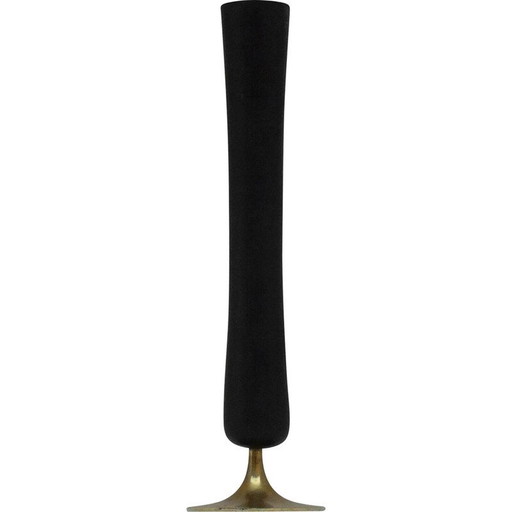 Vase tulipe vintage en bronze par Karl Hagenauer pour Whw Wien, Autriche 1930