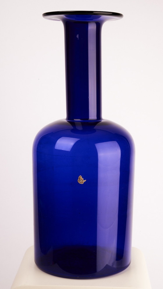Image 1 of Grand vase vintage Gulvvas de Otto Brauer Holmegaard, Danemark années 1960