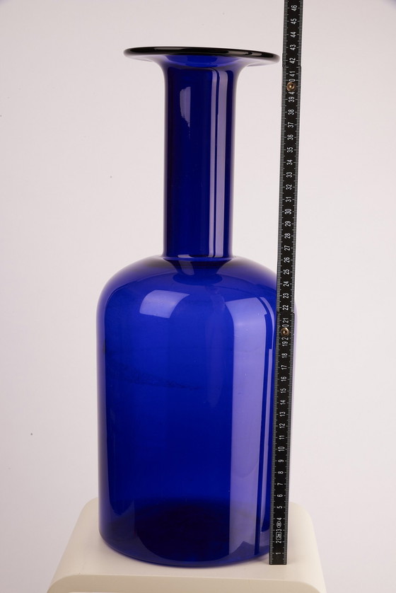 Image 1 of Grand vase vintage Gulvvas de Otto Brauer Holmegaard, Danemark années 1960