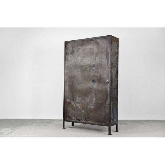 Image 1 of Armoire d'usine vintage en métal, 1950