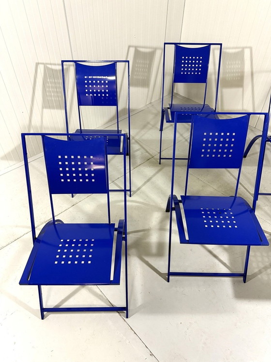 Image 1 of 6 chaises de salle à manger Sine par Karl Friedrich Förster 1980'S