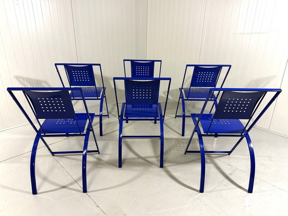 Image 1 of 6 chaises de salle à manger Sine par Karl Friedrich Förster 1980'S