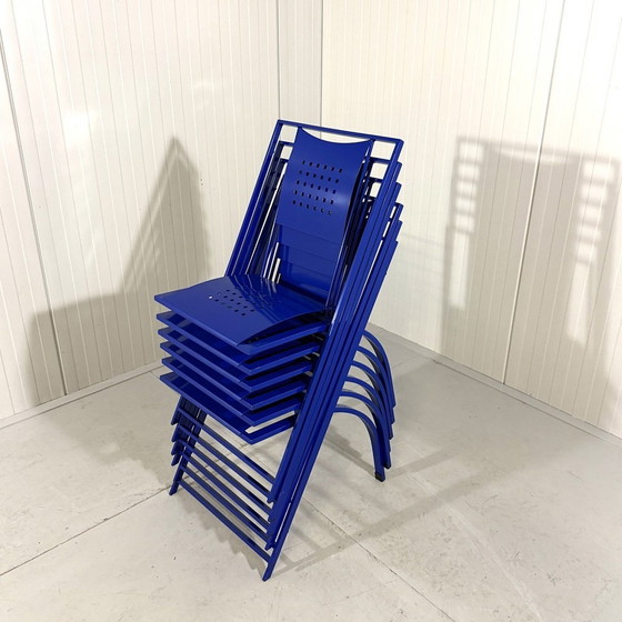 Image 1 of 6 chaises de salle à manger Sine par Karl Friedrich Förster 1980'S
