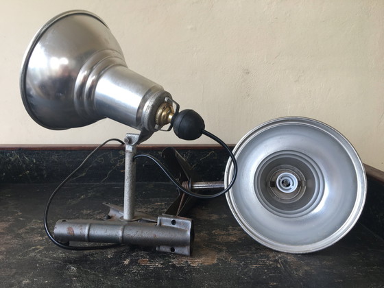 Image 1 of 2 X Vintage Spots Pinch Lights Lamps Aluminium Lita