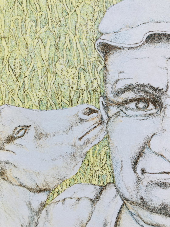 Image 1 of H Van Diest - Lithographie - Vintage 1979