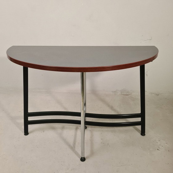 Image 1 of Table demi-lune pliante vintage par Eric Raffy pour Soca, 1980