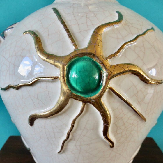 Image 1 of Lampe vintage pour La Faïencerie de Longwy, France 1950
