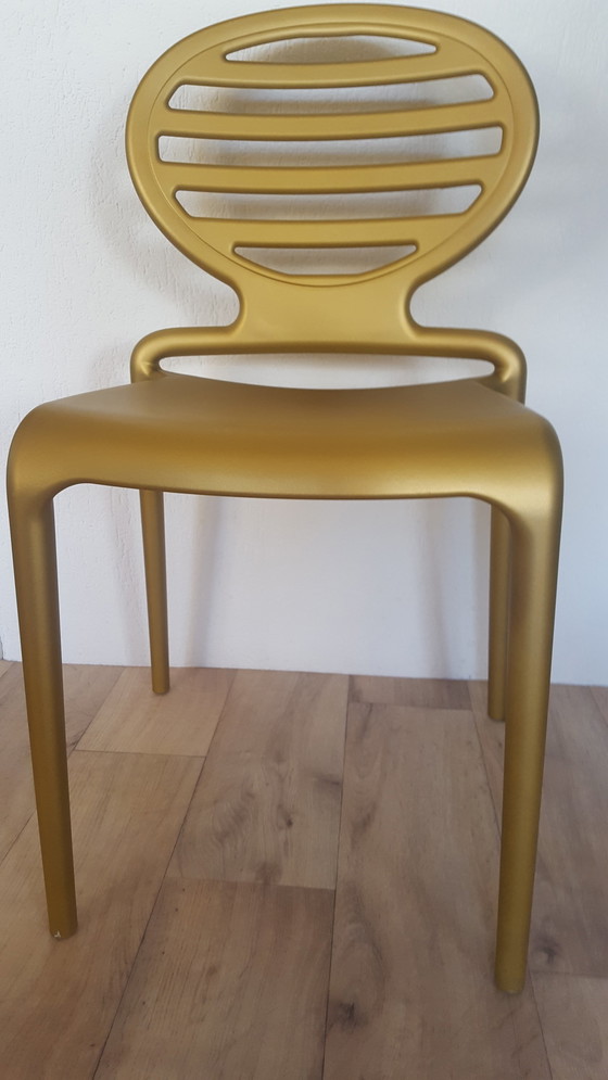 Image 1 of Chaise de salle à manger Scab Cokka Gold