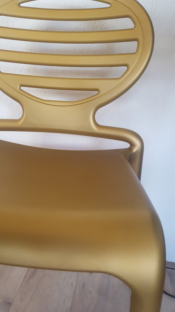 Image 1 of Chaise de salle à manger Scab Cokka Gold