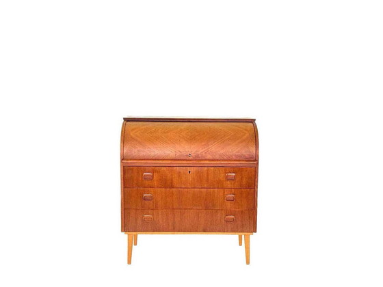 Image 1 of Vintage Danish Secretaire By Egon Ostergaard For Svensk Mobelindustri