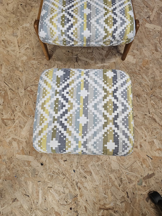 Image 1 of Gimson&Slater Rock N'Rest Relax Armchair With Hocker