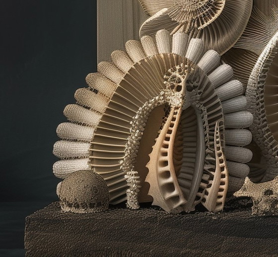Image 1 of Pièce unique à faible coût - Natures mortes de Benoît Mandelbrot : Architecture éphémère