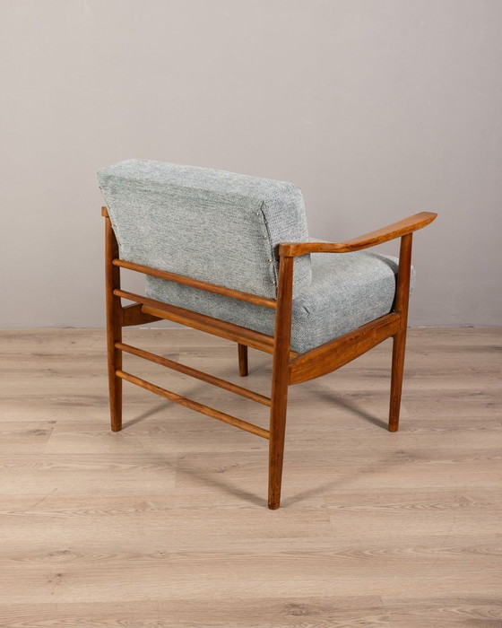 Image 1 of Ensemble de 2 fauteuils italiens vintage en tissu gris