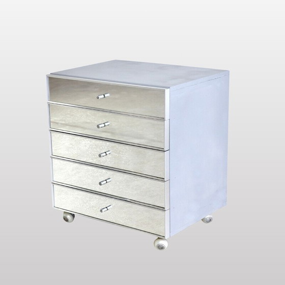 Image 1 of Paire de commodes vintage à 5 tiroirs, Allemagne 1980