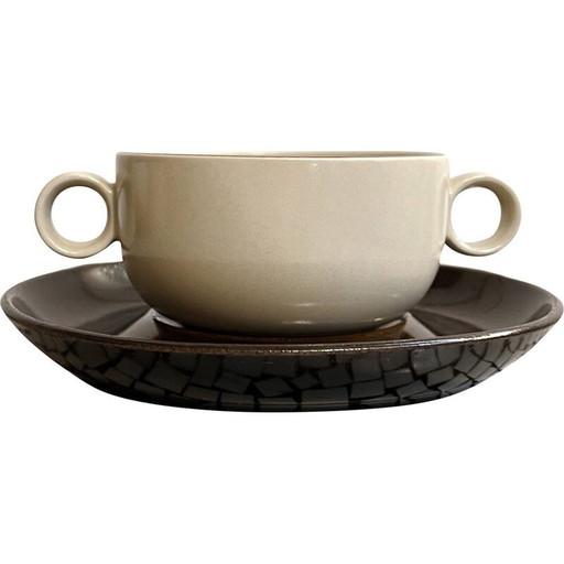 Bol à soupe Terra Campagna vintage par W. Karnagel pour Rosenthal Studio-line, Allemagne 1970