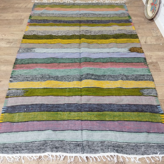 Image 1 of Tapis Hanbel marocain en laine fait main - Tapis Hanbel Marocain En Laine Fait Main