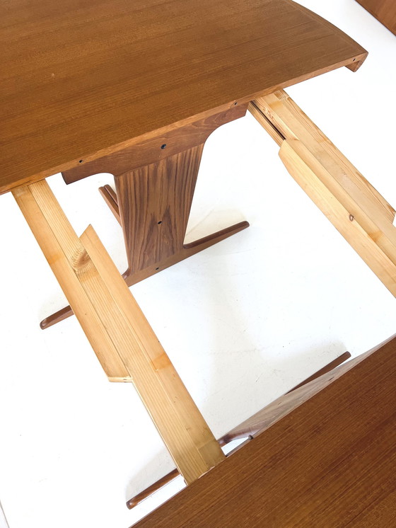 Image 1 of Table à manger danoise extensible vintage des années 60