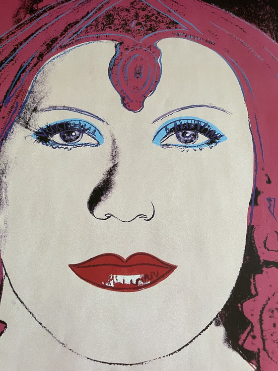 Image 1 of Andy Warhol (1928-1987), Greta Garbo, 1981, Kestner-Gesellschaft Hannover, Original Vintage Poster, Printed In Germany
