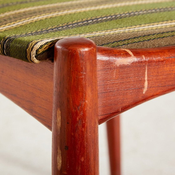 Image 1 of Ensemble de 4 chaises vintage en teck modèle 16 par Johannes Andersen pour Uldum, années 1950