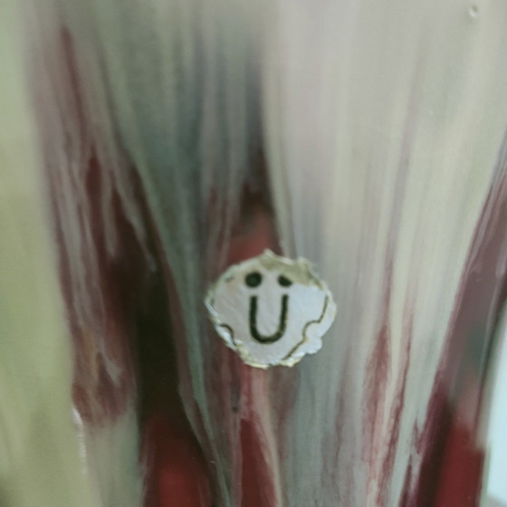 Image 1 of Mcm 50s Ü Ceramic -Selenium Red- Trumpet Vase