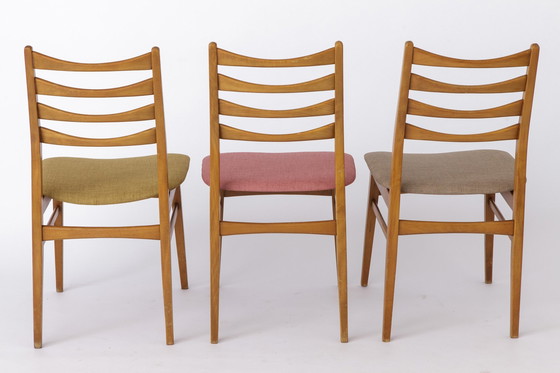 Image 1 of Ensemble de 10 chaises vintage des années 1960 - Mid Century German Design