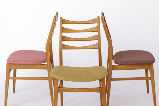 Image 1 of Ensemble de 10 chaises vintage des années 1960 - Mid Century German Design