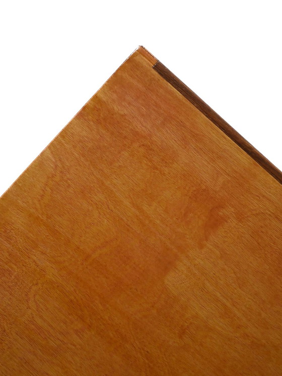 Image 1 of 1960S Nordic Sideboard Teak With Oak Legs, Vintage Scandinavian Credenza