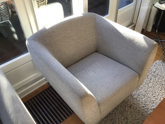 Image 1 of 2x Fauteuil Gelderland Type 6250 Design Jan Des Bouvrie En bon état