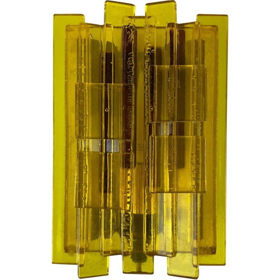 Image 1 of Applique vintage en acrylique translucide de Claus Bolby pour Cebo Industri, Danemark 1960