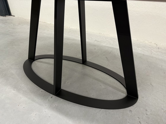 Image 1 of Harvink Fier Table de Salle à Manger Ovale Chêne Blanc Bois 205x110