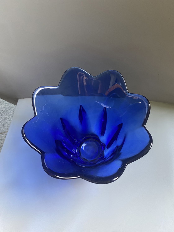 Image 1 of Coupe , Bol Ou Vase Bleu Cobalt 