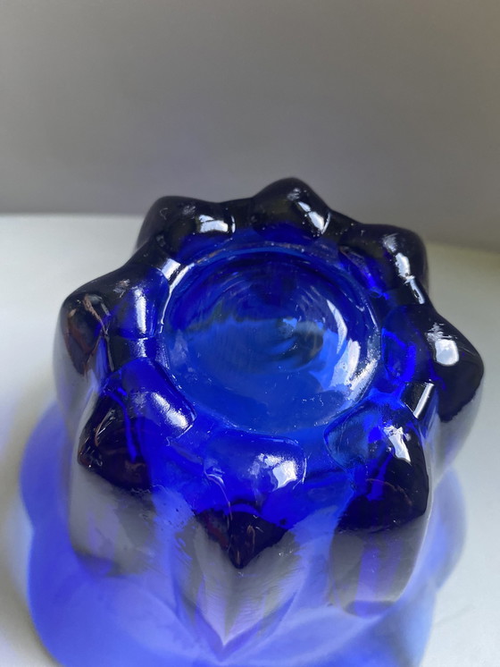 Image 1 of Coupe , Bol Ou Vase Bleu Cobalt 